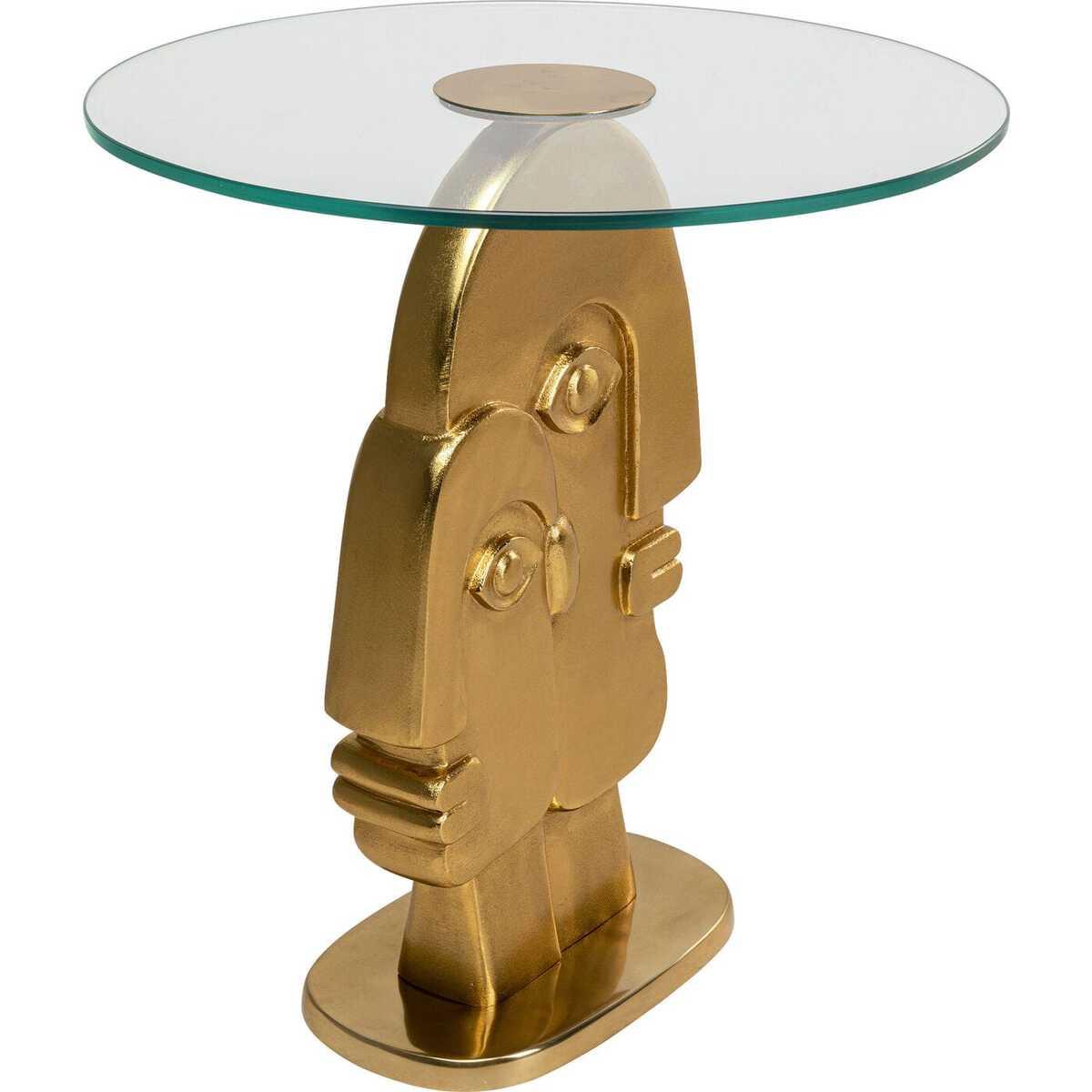 KARE Design Table d&#039;appoint 2Faces ronde 55  