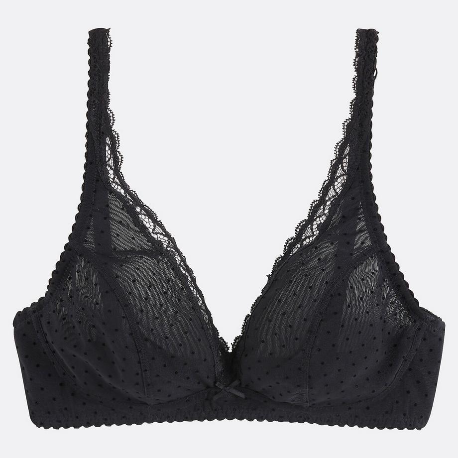 La Redoute Collections Alix Soutien-gorge foulard en tulle floqué  