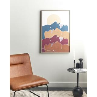 Beliani Stampa su tela en Tessuto Moderno FASANO  