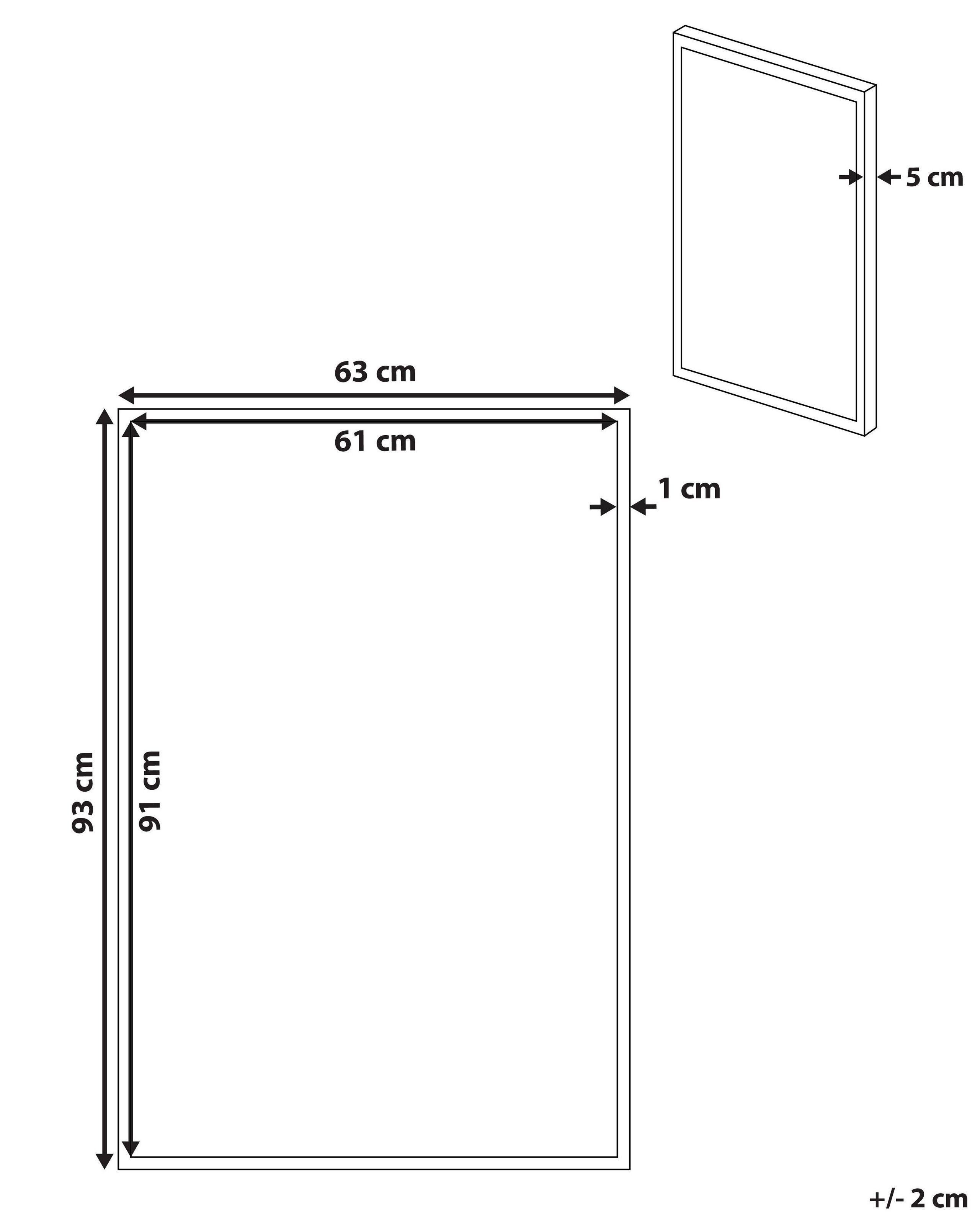 Beliani Stampa su tela en Tessuto Moderno FASANO  