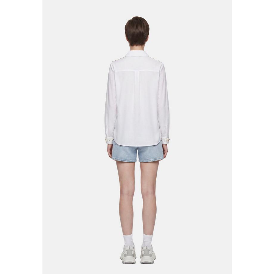 Chiara Ferretti Camicia con perle  