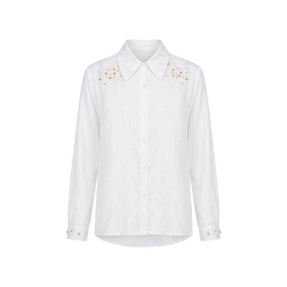 Chiara Ferretti Camicia con perle  