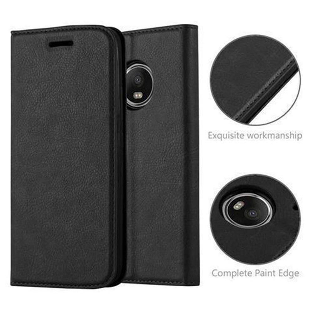 Cadorabo  Housse compatible avec Motorola MOTO G5 PLUS - Coque de protection avec fermeture magnétique, fonction de support et compartiment pour carte 