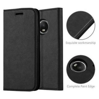 Cadorabo  Housse compatible avec Motorola MOTO G5 PLUS - Coque de protection avec fermeture magnétique, fonction de support et compartiment pour carte 