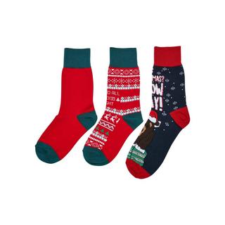 URBAN CLASSICS  socken christmas bear (x3) 