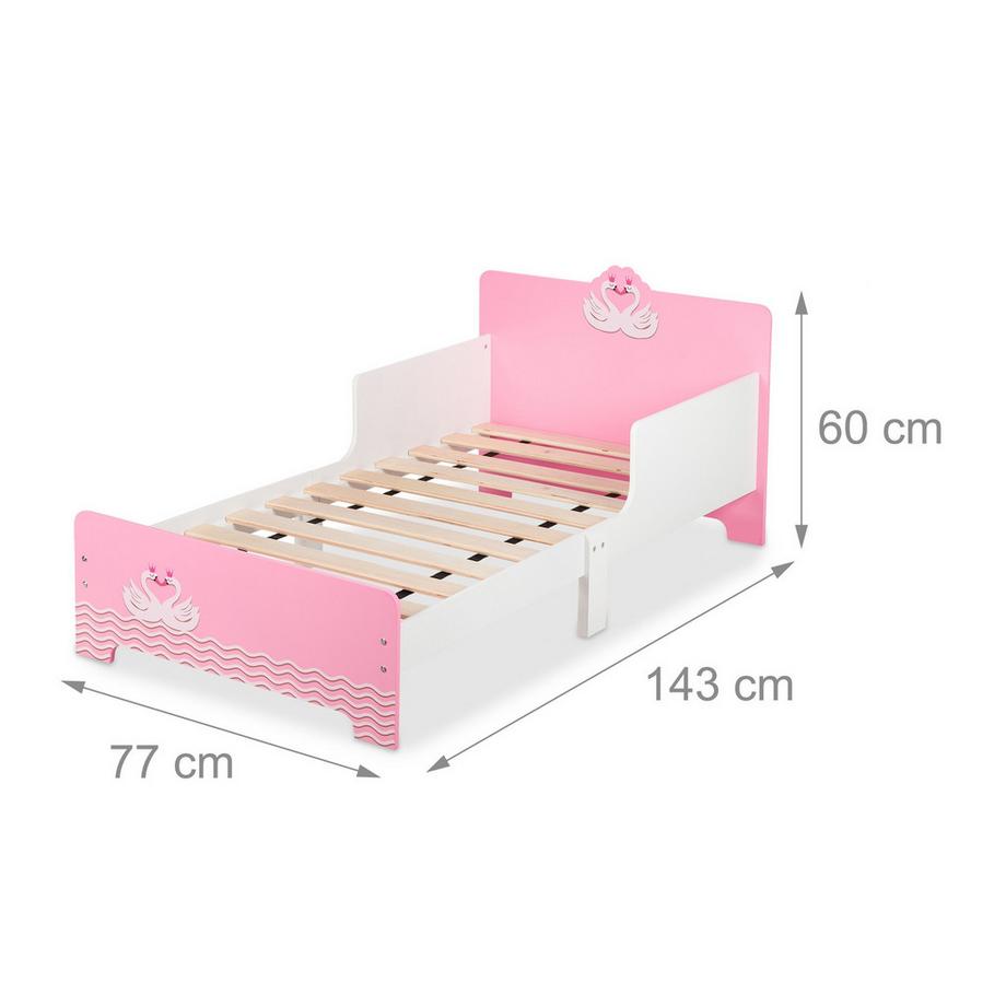 Northix Lettino per bambini con motivo a cigno  