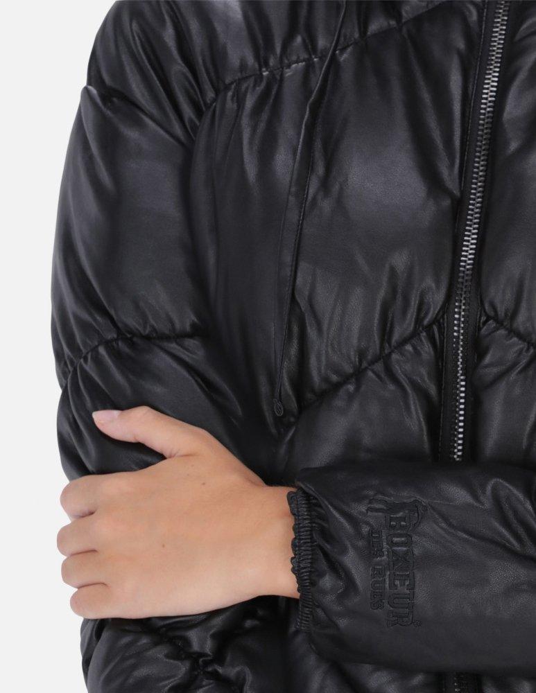 BOXEUR DES RUES  Eco Leather Padded Jacket 