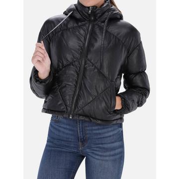 Eco Leather Padded Jacket