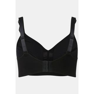 Ulla Popken  Soutien-gorge souple sans armatures avec détail en dentelle - bonnet C-E 