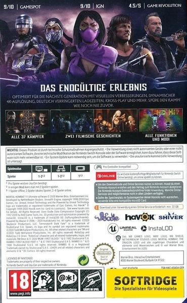 Warner Bros  Mortal Kombat 11 Ultimate (Code in a Box) 