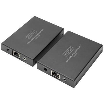 HDMI / RJ45 Adapter [1x HDMI-Buchse - 1x HDMI-Buchse] Schwarz 4K UHD