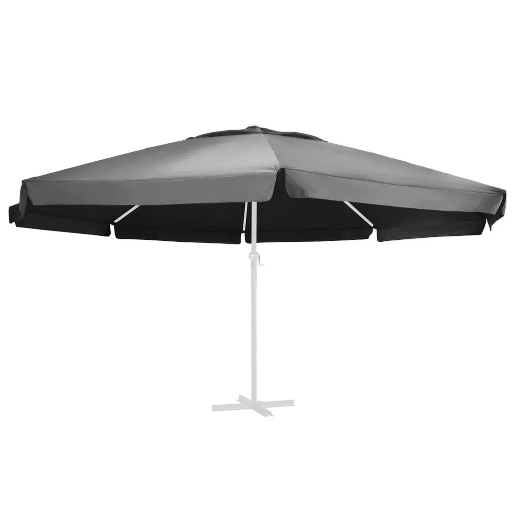 vidaXL Ersatzbezug für Sonnenschirm Anthrazit 610 cm