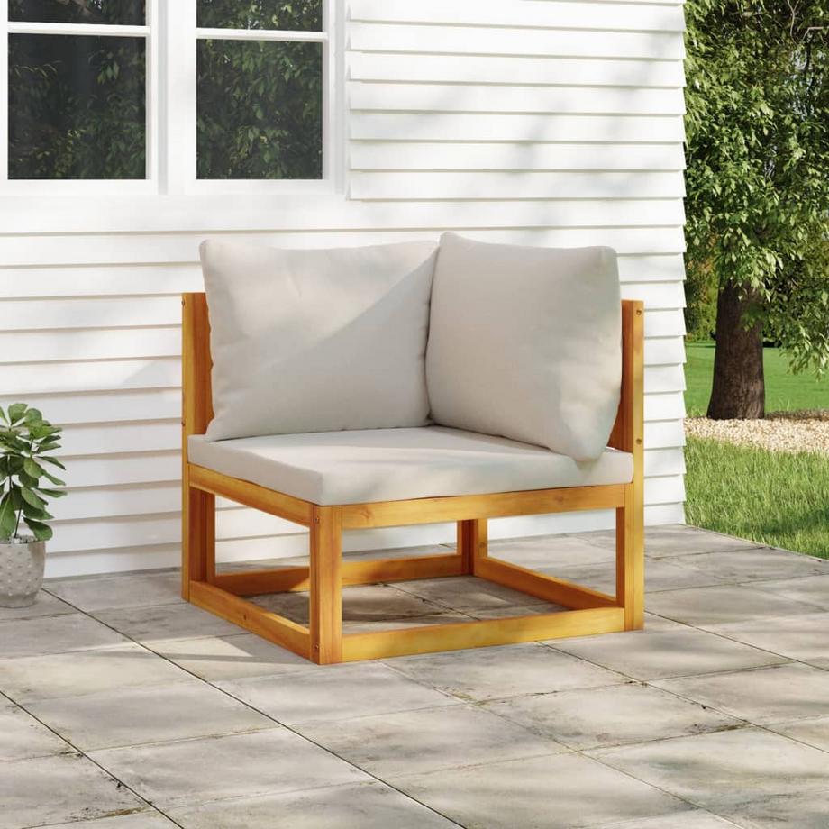 VidaXL Ecksofa akazienholz  
