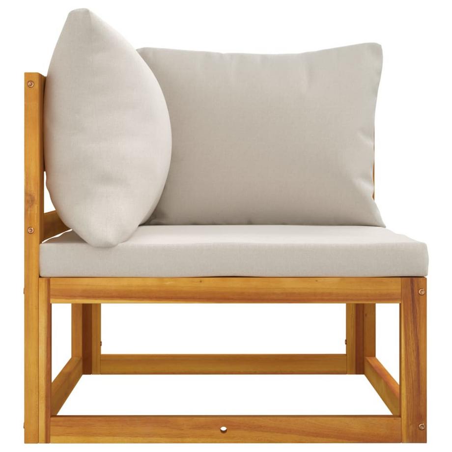 VidaXL Ecksofa akazienholz  