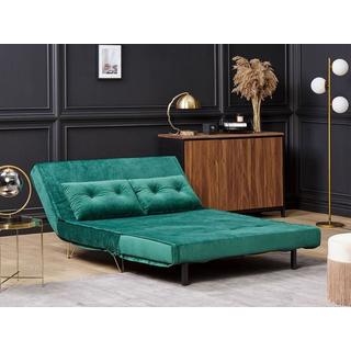 Beliani 2 Sitzer Sofa aus Samtstoff Modern VESTFOLD  