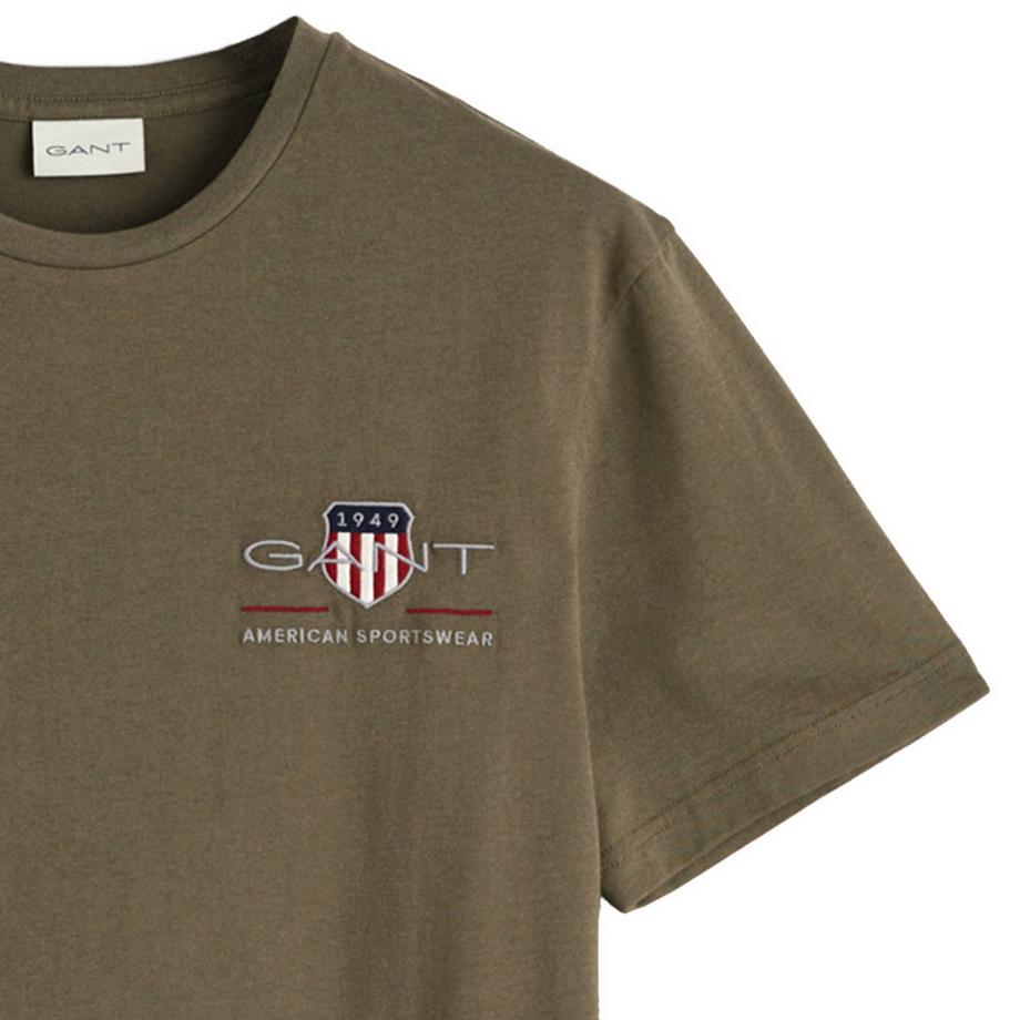 GANT T-shirt ricamata Archive Shield  