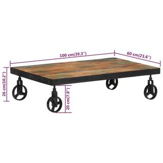 VidaXL Table basse bois  