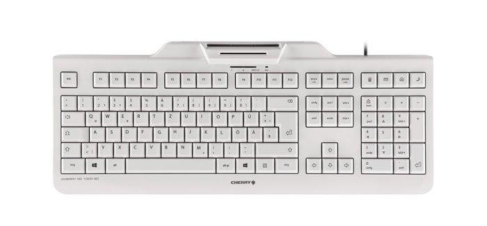 Image of Cherry KC 1000 SC Tastatur USB QWERTY UK Englisch Grau