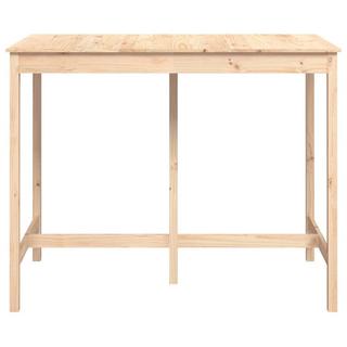 VidaXL Table de bar bois de pin  