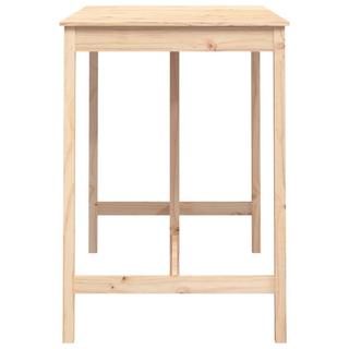 VidaXL Table de bar bois de pin  