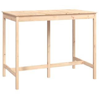 VidaXL Table de bar bois de pin  