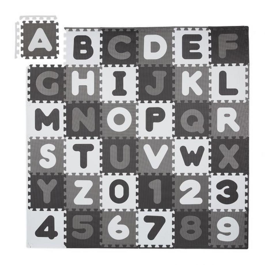 B2X  Puzzlematte mit ABC und Zahlen 