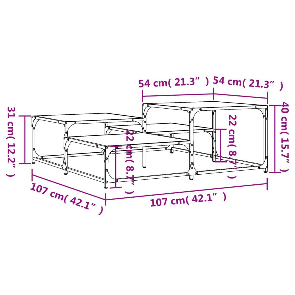 VidaXL Couchtisch holzwerkstoff  