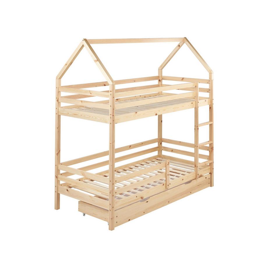 Beliani Lit superposé en Bois de pin Scandinave GIRGOLS  