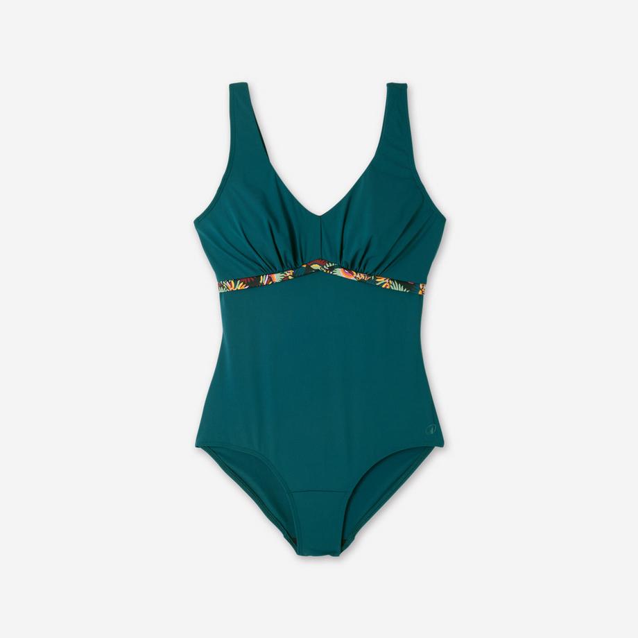 DECATHLON Aquafitness Synthetik Badeanzug  