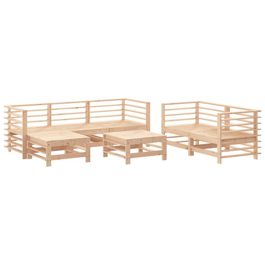 Salon de jardin bois de pin
