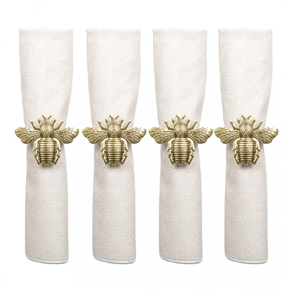 Image of 4er-set Serviettenringe Biene Unisex ONE SIZE