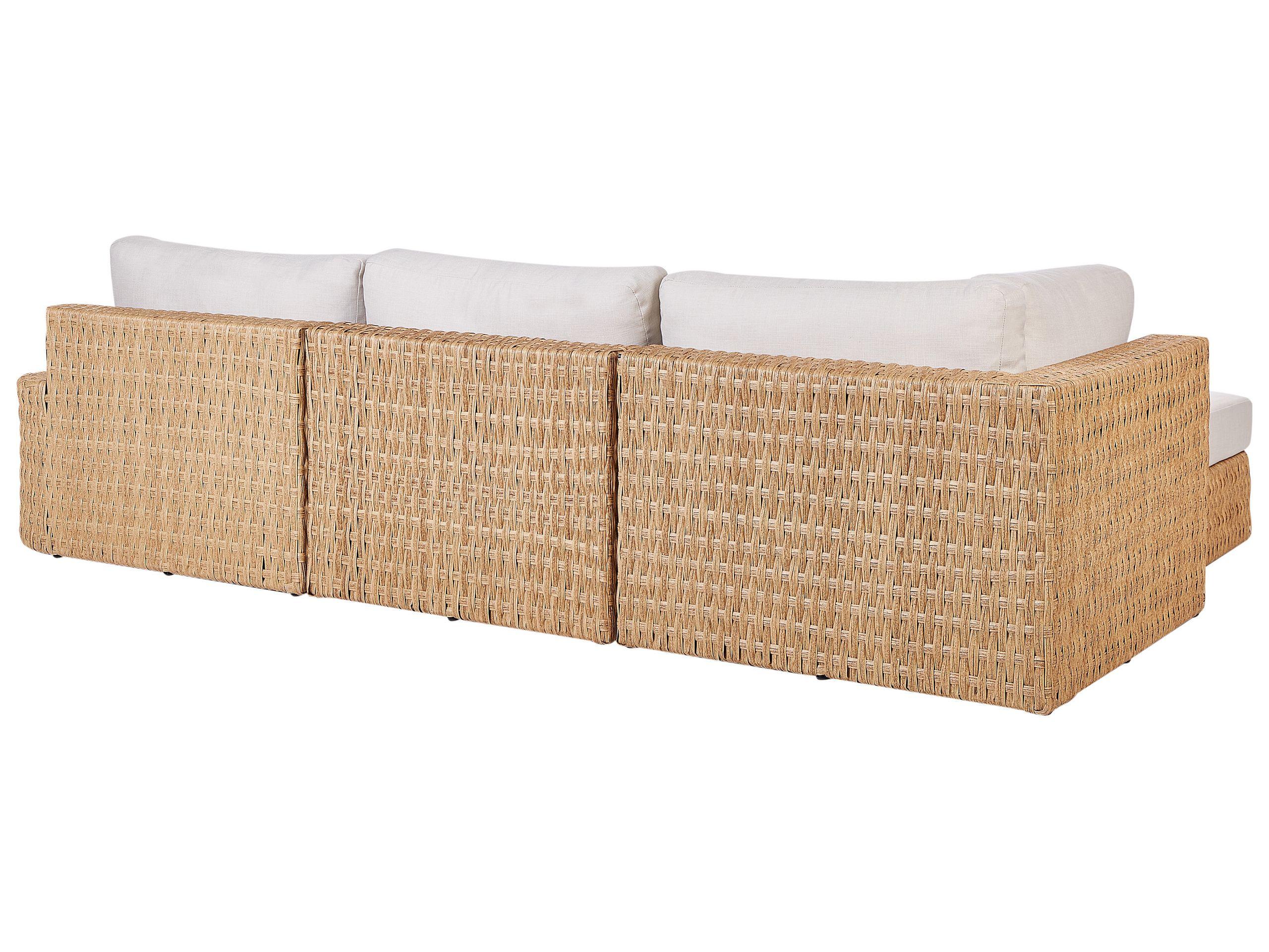 Beliani Salotto da giardino en Rattan sintetico Boho OLIVERI  
