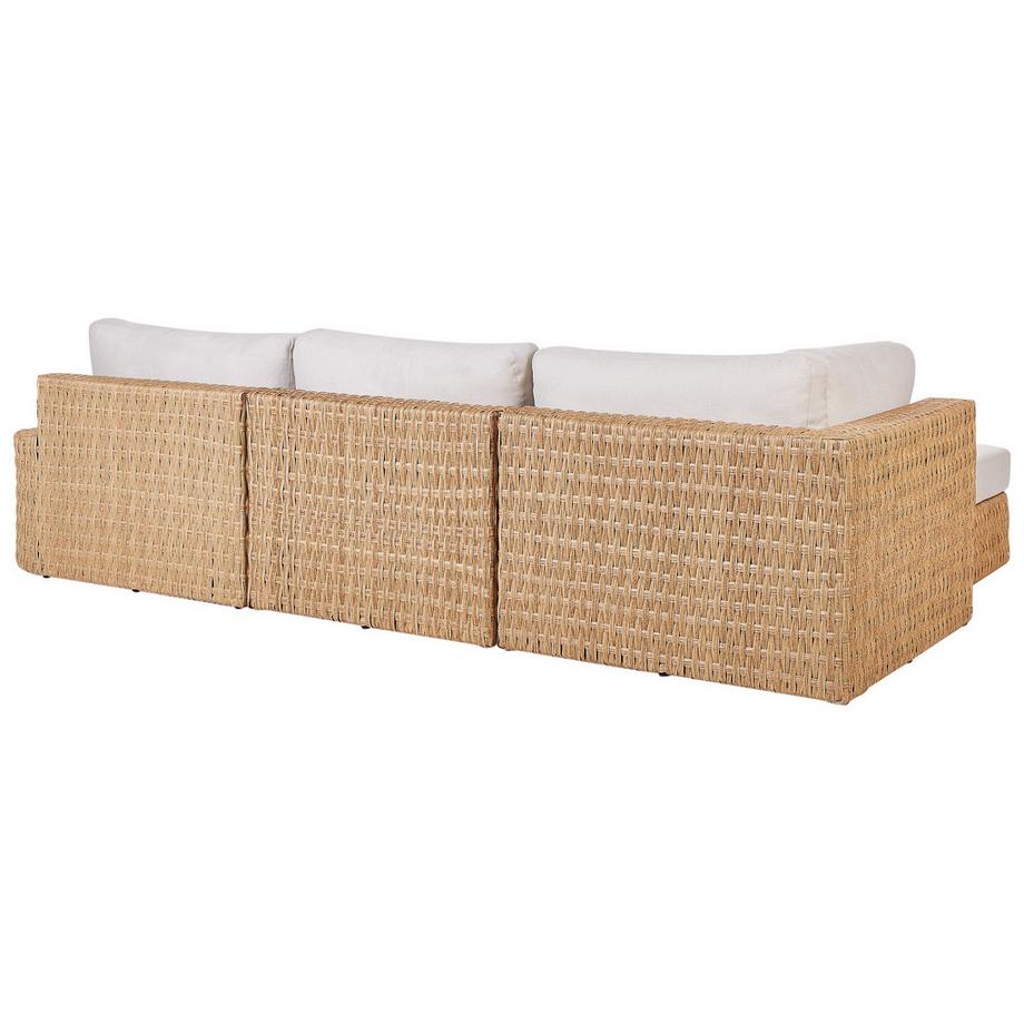 Beliani Salotto da giardino en Rattan sintetico Boho OLIVERI  