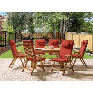 Beliani Lot de 6 coussins de jardin en Polyester Moderne JAVA/AMANTEA PREMIUM  