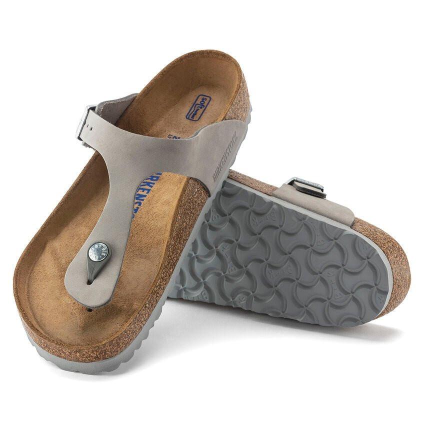 BIRKENSTOCK  Gizeh - Sandali nubuk 