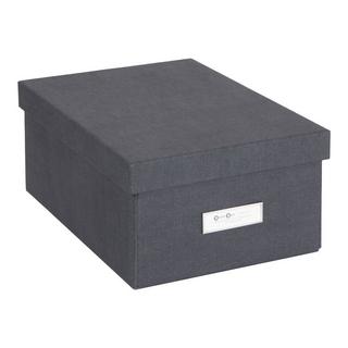 Bigso Box of Sweden KARIN Aufbewahrungsbox   Schwarz Canvas  