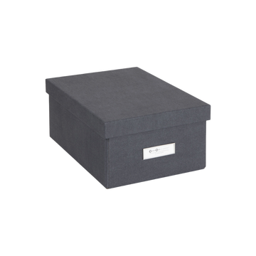 KARIN Aufbewahrungsbox   Schwarz Canvas