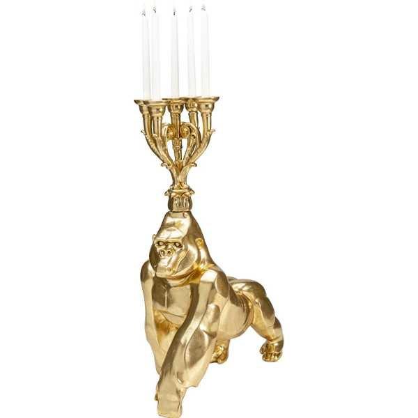 KARE Design Kerzenständer Gorilla gold  