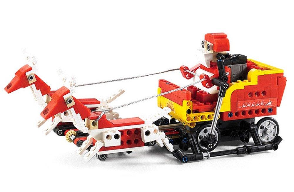 Image of CaDA Bricks Christmas Santa 2in1 Rot Bunt