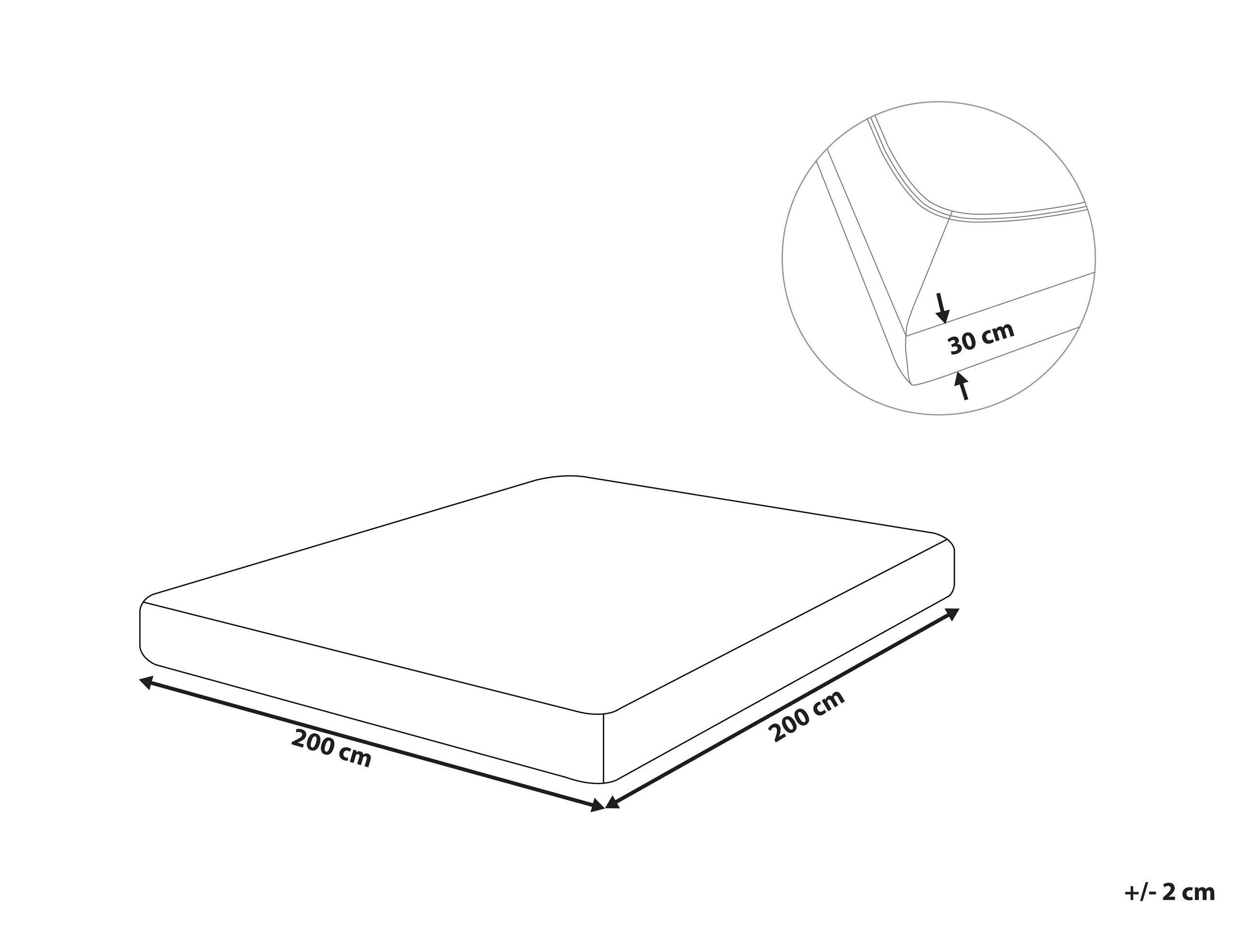 Beliani JANBU Drap Housse en Coton  