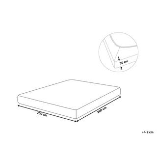 Beliani JANBU Drap Housse en Coton  