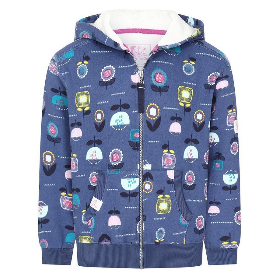 Veste à capuche motiftyle fleurs