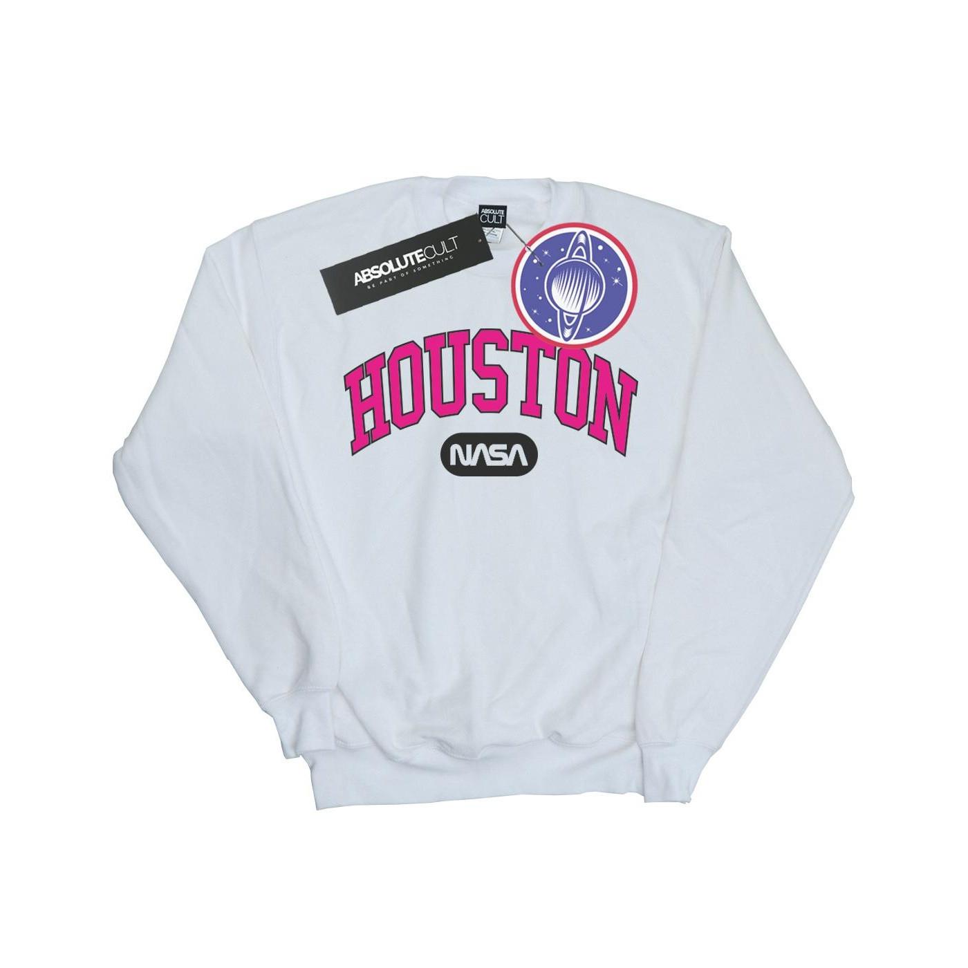 Image of Houston Collegiate Sweatshirt Damen Weiss S