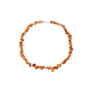 Elli  Collier Femmes Perle De Cailloux Nature Avec Aventurine Marron 