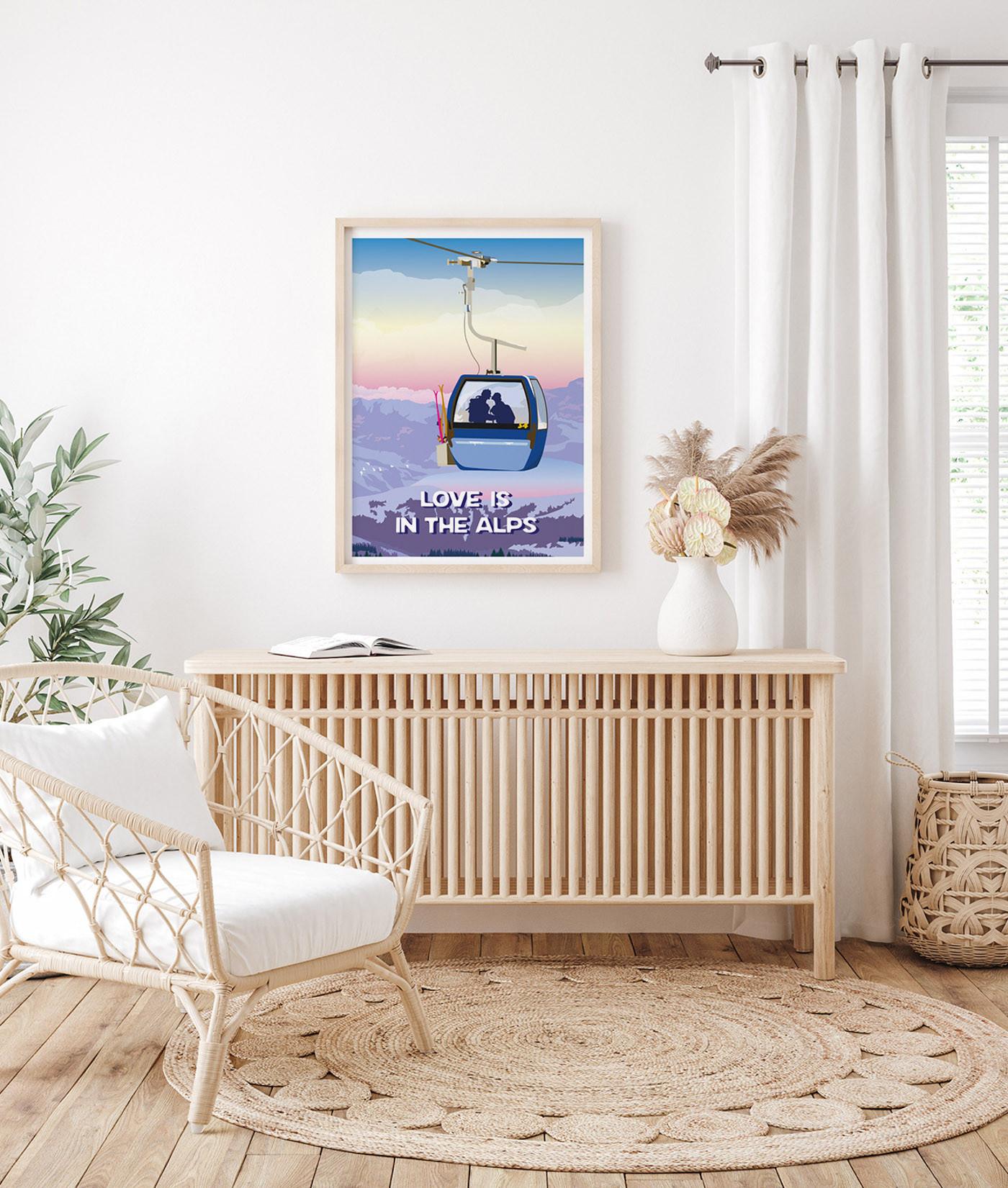 La-Jonx Love is in the Alps - Poster  