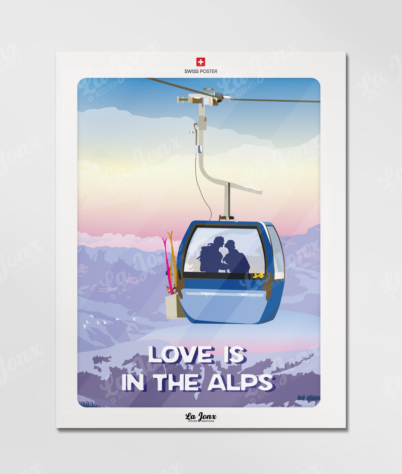 La-Jonx Love is in the Alps - Poster  