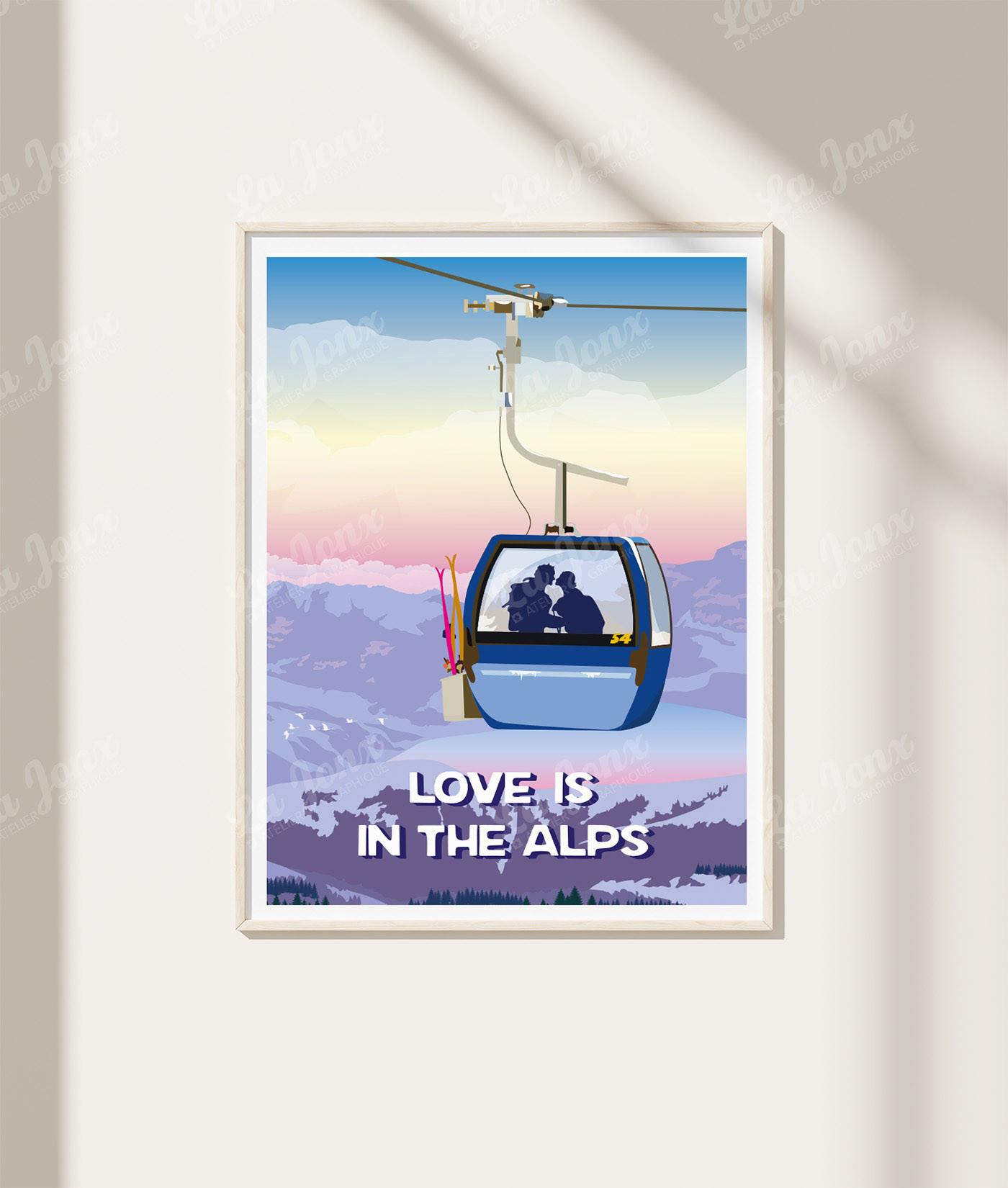 La-Jonx Love is in the Alps - Poster  