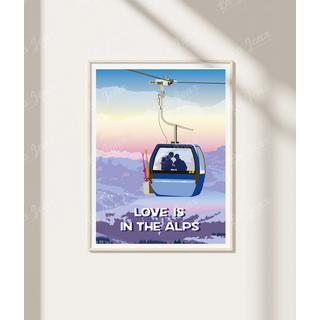 La-Jonx Love is in the Alps - Poster  
