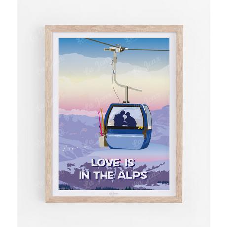 La-Jonx Love is in the Alps - Poster  