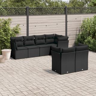 VidaXL set divano da giardino Polirattan  